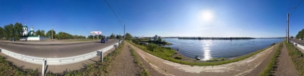 Река Ангара в Иркутске. Иркутск. Фотография.