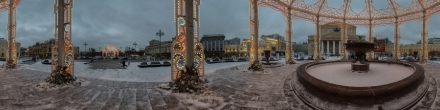 Новогодняя Театральная площадь, Москва, декабрь 2017. Фотография.