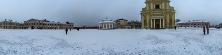 Петропавловская крепость, Соборная площадь. Фотография.