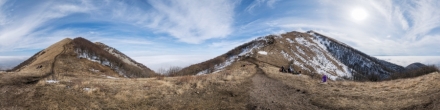 Бештау 23 февраля 2018, на седловине (782). Гора Бештау. Фотография.