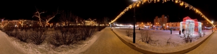 Зимняя площадь Декабристов_3. Фотография.