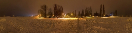 Снежная зима. Таганрог. Фотография.