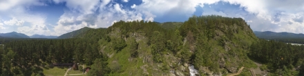 Камышлинский водопад. Фотография.