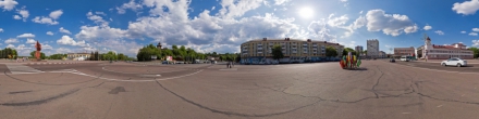 Площадь Ленина. Мозырь. Фотография.