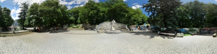 Курортный парк. Памятник А. С. Пушкину (060). Фотография.