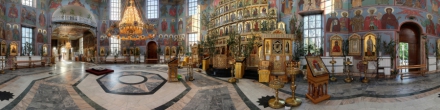 Покровско-Татианинский собор, икона Покров Пресвятой Богородицы. Фотография.