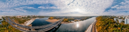 Набережная реки Белой. Фотография.