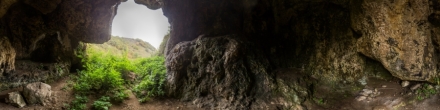 В пещере. Фотография.