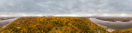 парк Швейцария осенью. Нижний Новгород. Фотография.