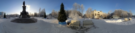 Первый день зимы. Ханты-Мансийск. Фотография.