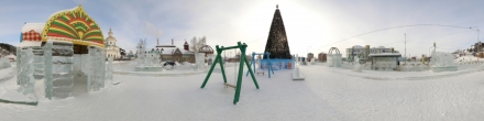 Ледовый городок в Самарово 2018-19_1. Ханты-Мансийск. Фотография.