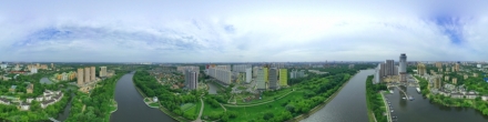 Левобережный, Химки - вид с канала им.Москвы. Фотография.