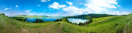 Озера Круглое и Малое. Фотография.