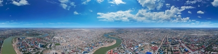Панорама Атырау hd. Фотография.