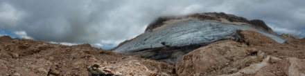 Большой Фиштинский ледник. Кавказский заповедник. Фотография.