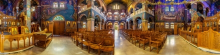 В церкви Четырех Мучеников в Ретимно, Крит.. Фотография.