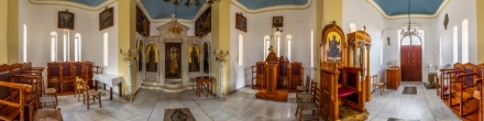В православной церкви святого Николая в Ретимно, Крит.. Фотография.