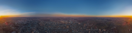 Планета Вологда . Морозный закат. Фотография.