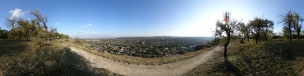 Вид на город с Горячей. Пятигорск. Фотография.