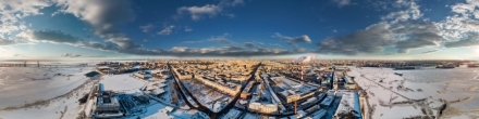 2020 Севкабель зимой.. Санкт-Петербург. Фотография.