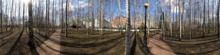 Дорожка в парке. Весна 2020. Ханты-Мансийск. Фотография.