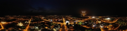 Кафедральный собор Феодора Ушакова (ночью). Саранск. Фотография.
