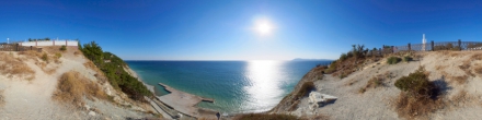 Панорама моря с мыса Дооб.. Кабардинка. Фотография.