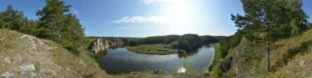 Каменск-Уральский река Исеть. Фотография.