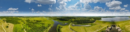 дамба - река Вазуза 50 м. Фотография.