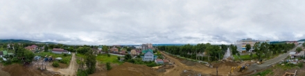 Ул. Больничная 15 метров. Южно-Сахалинск. Фотография.