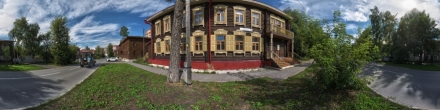 Деревянный дом по ул. Дзержинского, 10. Фотография.