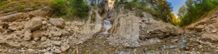 Водопад Этмюшкол. Чегемское ущелье. Фотография.
