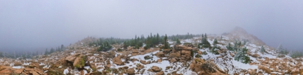 Туманный хребет. Национальный парк &quot;Зюраткуль&quot;. Фотография.