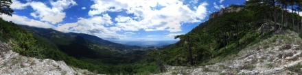 Тропа Кизил-Кая-Богаз, 650м. Фотография.