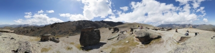 Каменные грибы Эльбруса. Фотография.