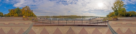 Набережная реки Сож. Гомель. Фотография.