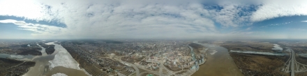 Ледоход в Барнауле 2021. Барнаул. Фотография.