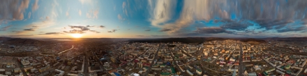 Площадь Ленина. Закат.. Фотография.