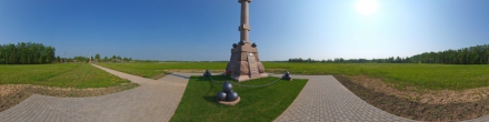 Памятник батарейной №1 и лёгкой №1 ротам лейб-гвардии Артиллерийской бригады. Фотография.
