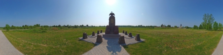 Памятник 4-му кавалерийскому корпусу генерала К. К. Сиверса. Фотография.