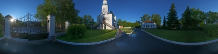 Белая соборная мечеть. Томск. Фотография.