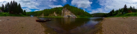 река Чусовая:Камень Печка.. Фотография.