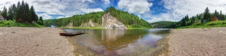 река Чусовая: Камень Печка. Фотография.