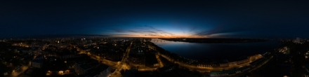 Тихий вечер спустился над Камою.. Пермь. Фотография.