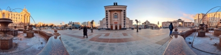 Театральная площадь. Улан-Удэ. Фотография.
