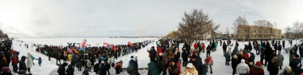 Архангельск. Митинг против строительства мусорного полигона на Шиесе 2020 год. Фотография.