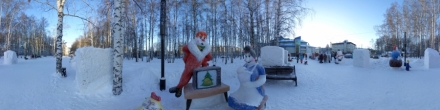 Создание снеговиков 2022-2023. Ханты-Мансийск. Фотография.