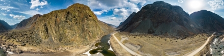 Алтай. Долина реки Чулышман. Фотография.