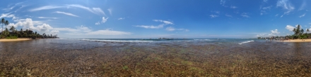 Рифовая отмель в районе черепашьего пляжа.. Хикадува. Фотография.
