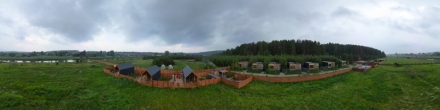 Scandi village - скандинавские домики для отдыха между лесом и рекой в 40 км от Екатеринбурга. Колюткино. Фотография.